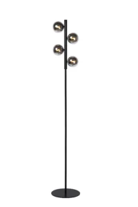 Lucide TYCHO - Stojaca lampa - 4xG9 - u010cierna