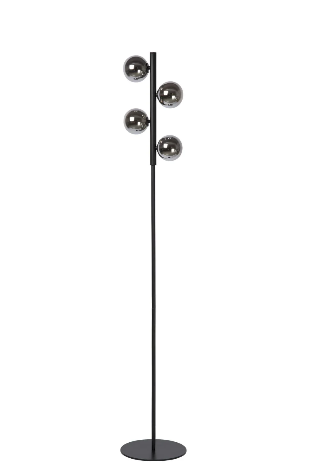 Lucide TYCHO - Stojaca lampa - 4xG9 - u010cierna