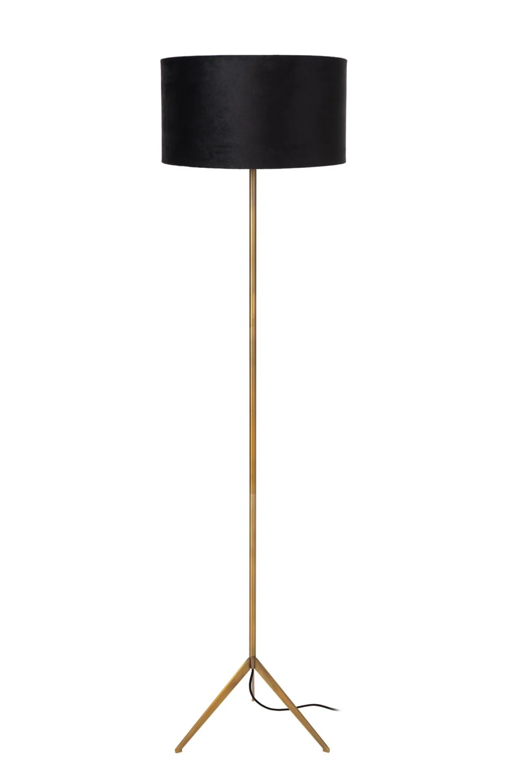 Lucide TONDO - Stojacia lampa - u00d8 38 cm - 1xE27 - Matt Gold / Brass