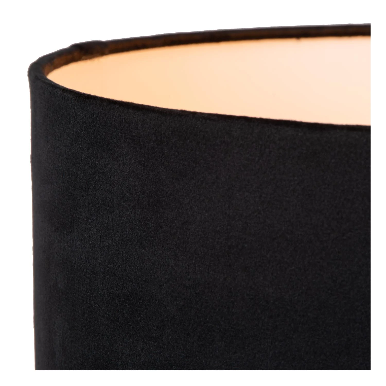 Lucide TONDO - Stojacia lampa - u00d8 38 cm - 1xE27 - Matt Gold / Brass