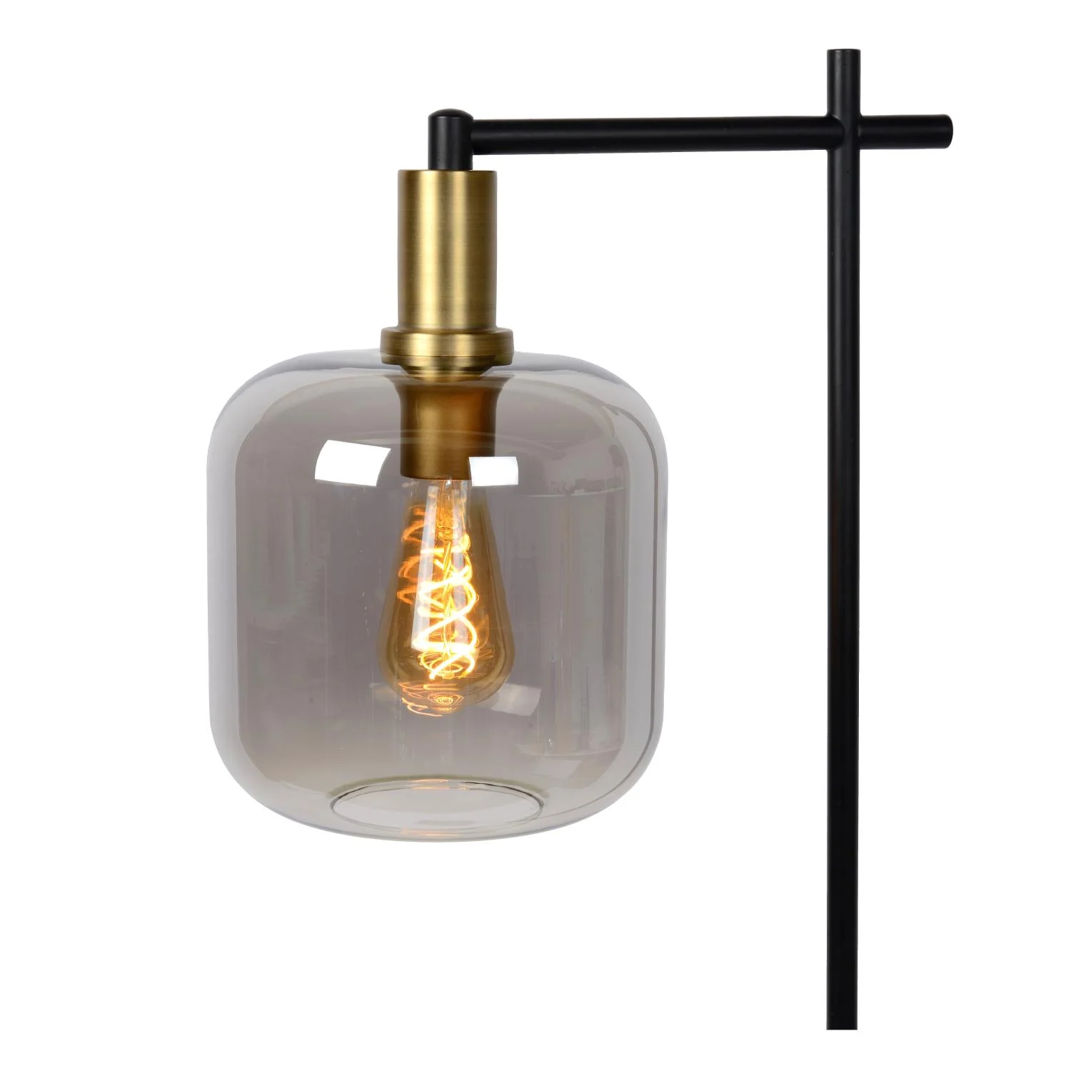 Lucide JOANET - Stojaca lampa - 1xE27 - Smoke Grey
