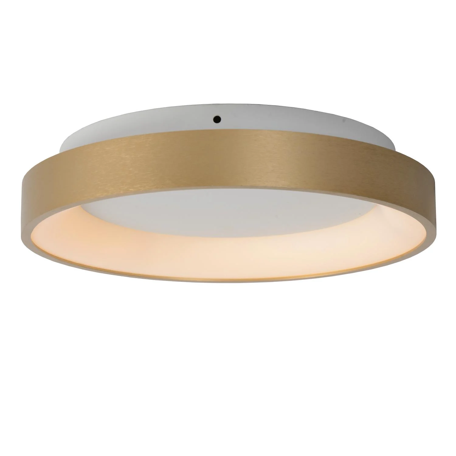 Lucide VIDAL - Zapustenu00e9 stropnu00e9 svetlo - u00d8 28 cm - LED stmievanu00e9 - 1x20W 2700K - matnu00e9 zlato / mosadz