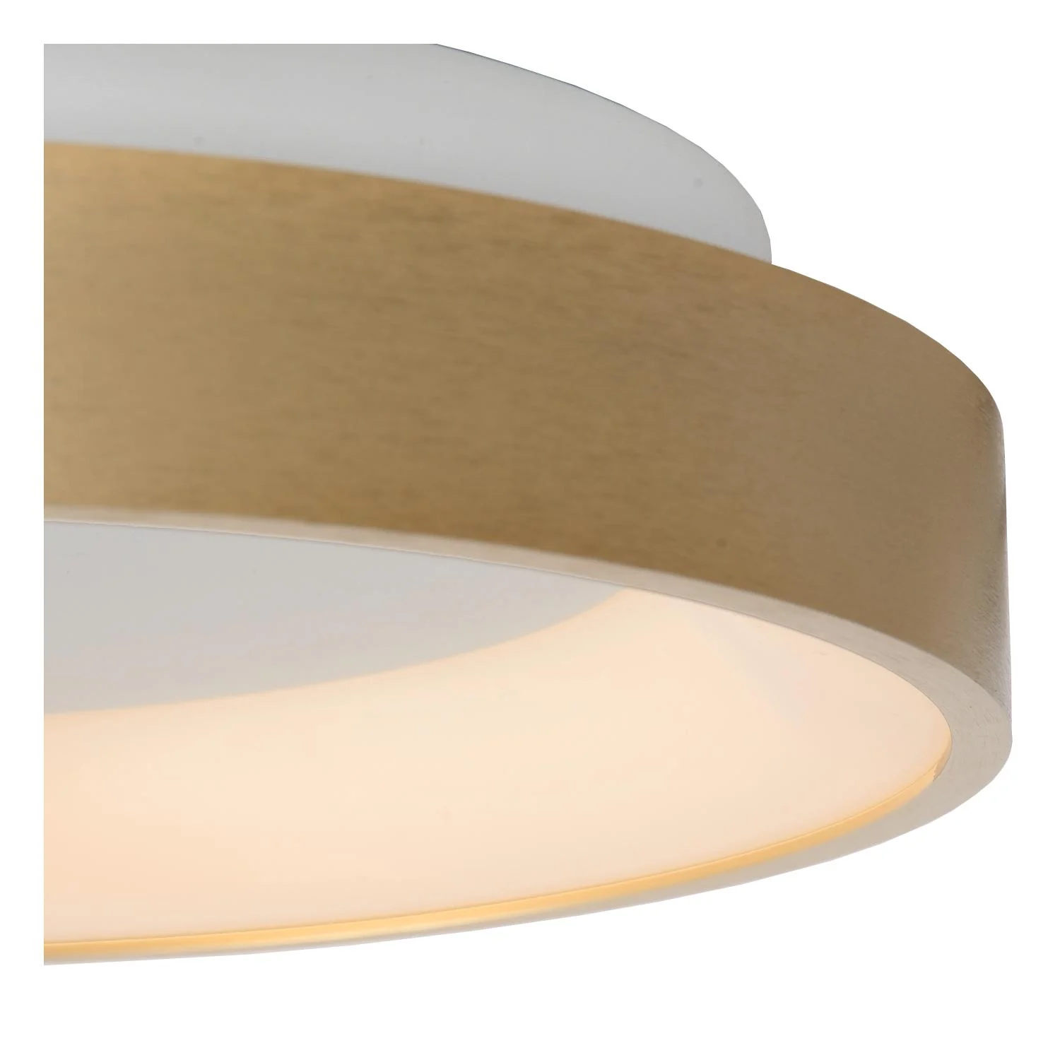 Lucide VIDAL - Zapustenu00e9 stropnu00e9 svetlo - u00d8 28 cm - LED stmievanu00e9 - 1x20W 2700K - matnu00e9 zlato / mosadz