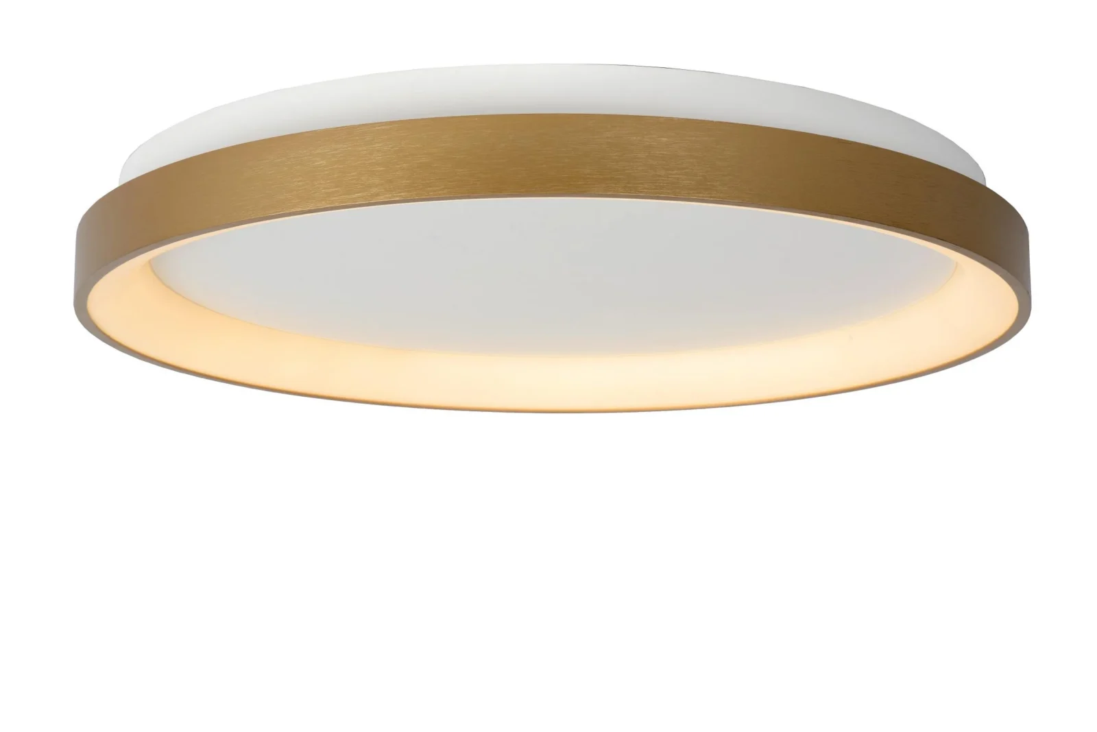 Lucide VIDAL - Zapustenu00e9 stropnu00e9 svetlo - u00d8 48 cm - LED tlmenu00e9 - 1x38W 2700K - matnu00e9 zlato / mosadz
