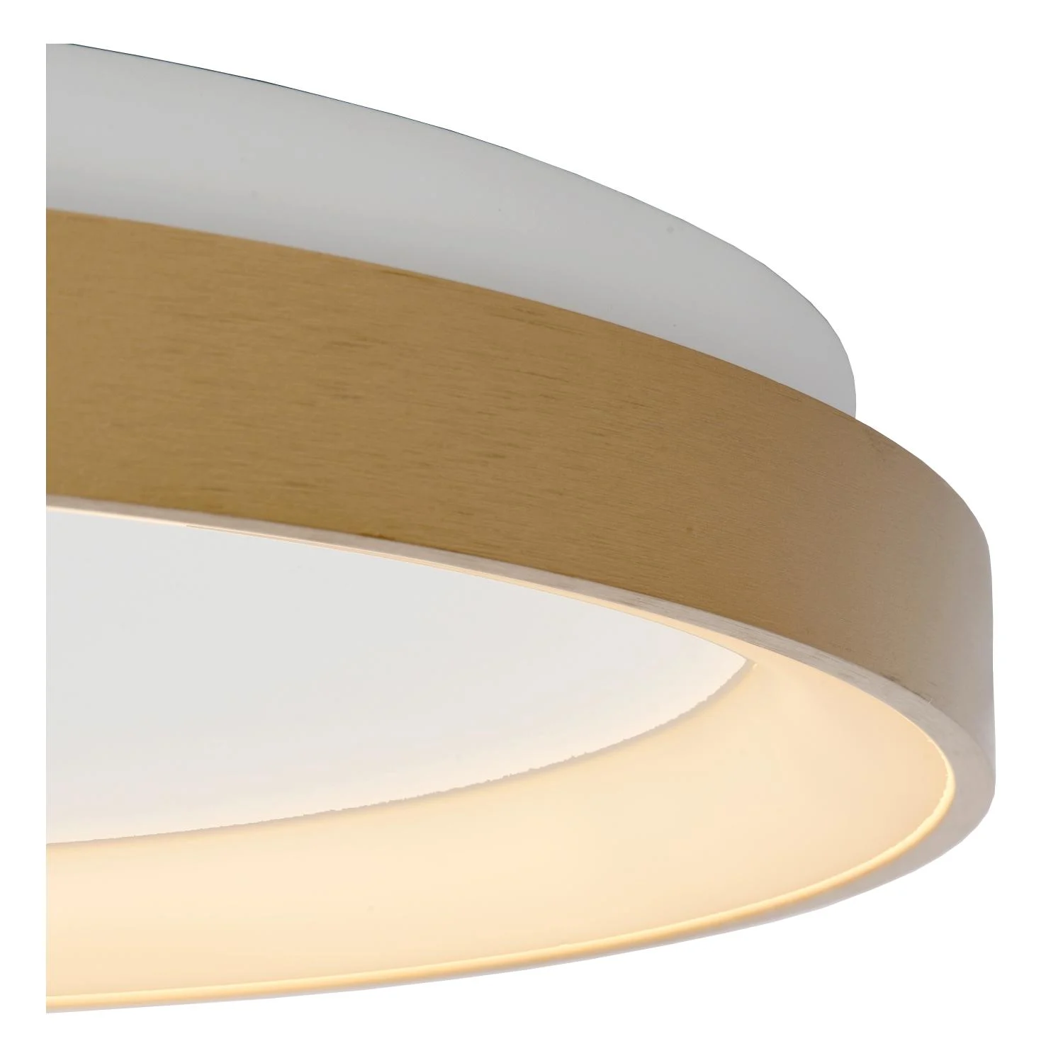 Lucide VIDAL - Zapustenu00e9 stropnu00e9 svetlo - u00d8 48 cm - LED tlmenu00e9 - 1x38W 2700K - matnu00e9 zlato / mosadz
