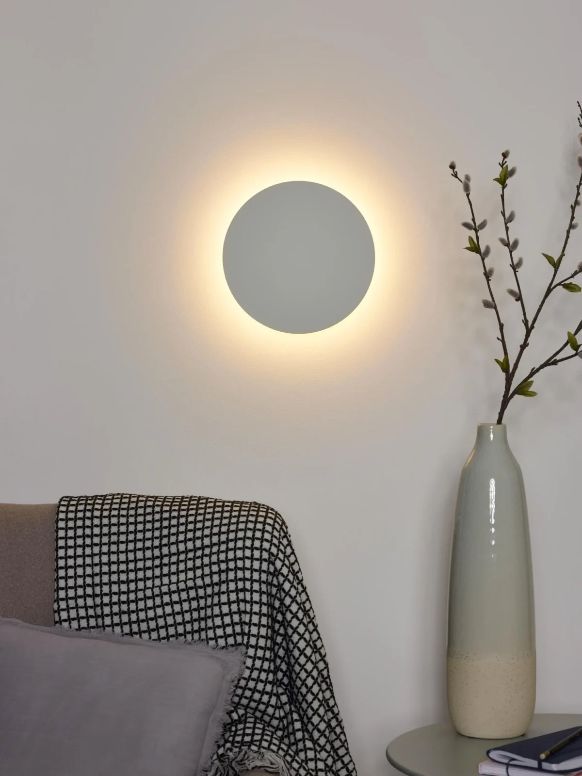 Lucide EKLYPS LED - nu00e1stennu00e9 svetlo - u00d8 25 cm - LED - 1x9W 3000K - biela