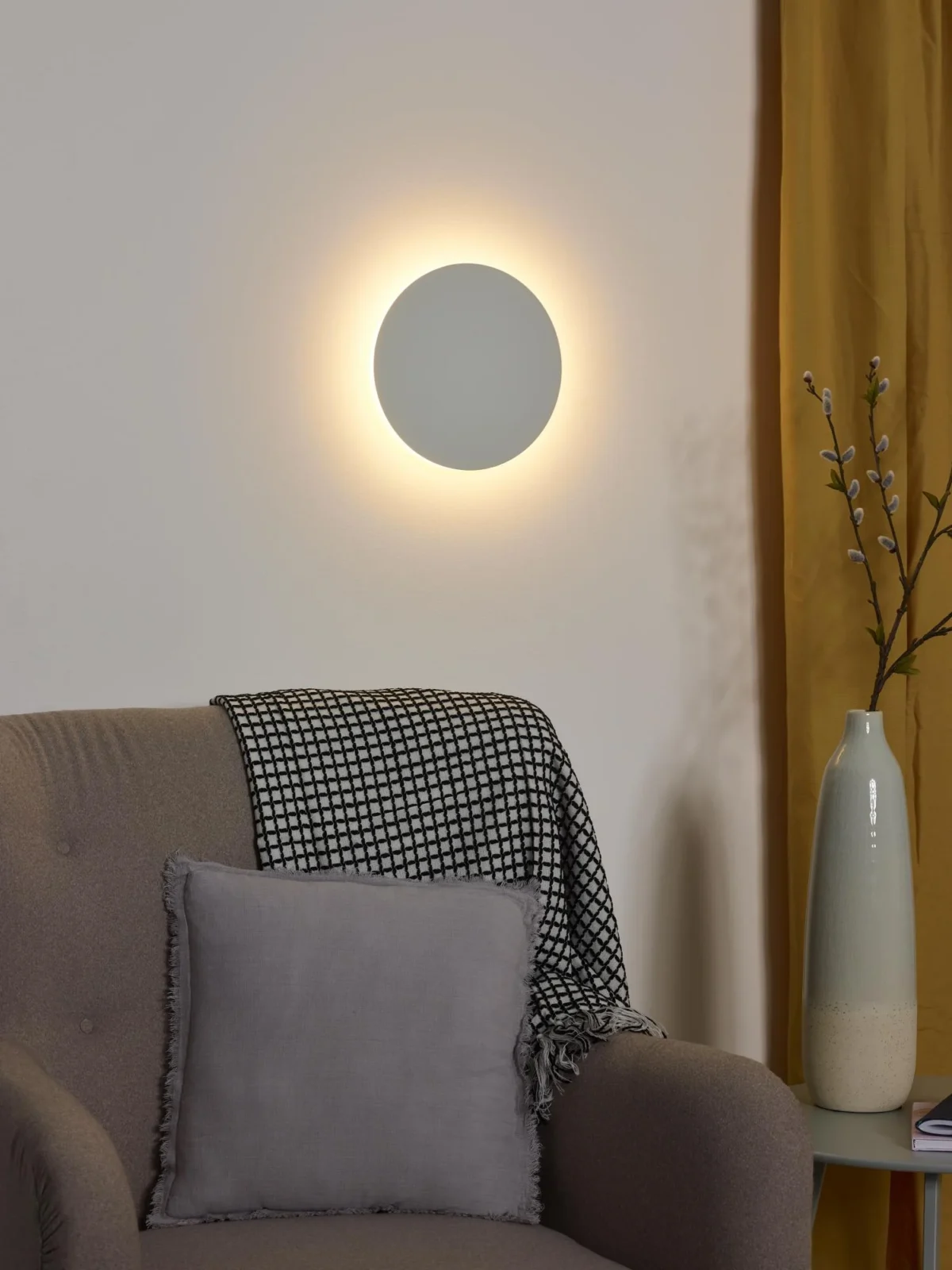 Lucide EKLYPS LED - nu00e1stennu00e9 svetlo - u00d8 25 cm - LED - 1x9W 3000K - biela