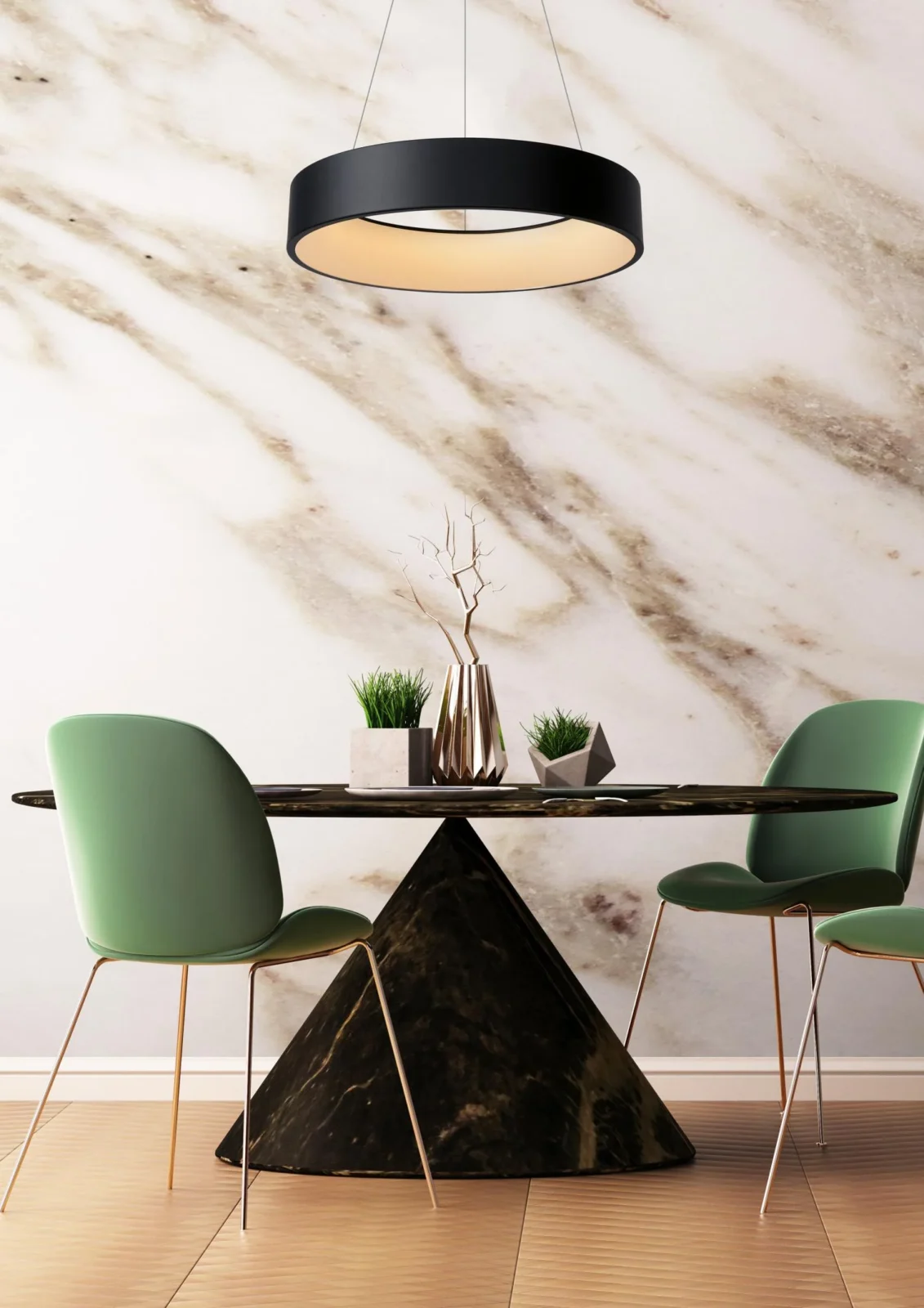 Lucide TALOWE LED - zu00e1vesnu00e9 svetlo - u00d8 60 cm - LED tlmenu00e9 - 1x39W 3000K - u010dierne
