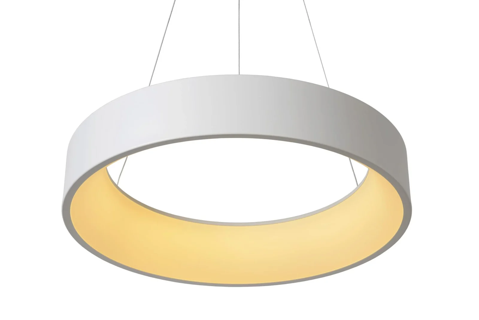Lucide TALOWE LED - zu00e1vesnu00e9 svetlo - u00d8 60 cm - LED tlmenu00e9 - 1x39W 3000K - biela