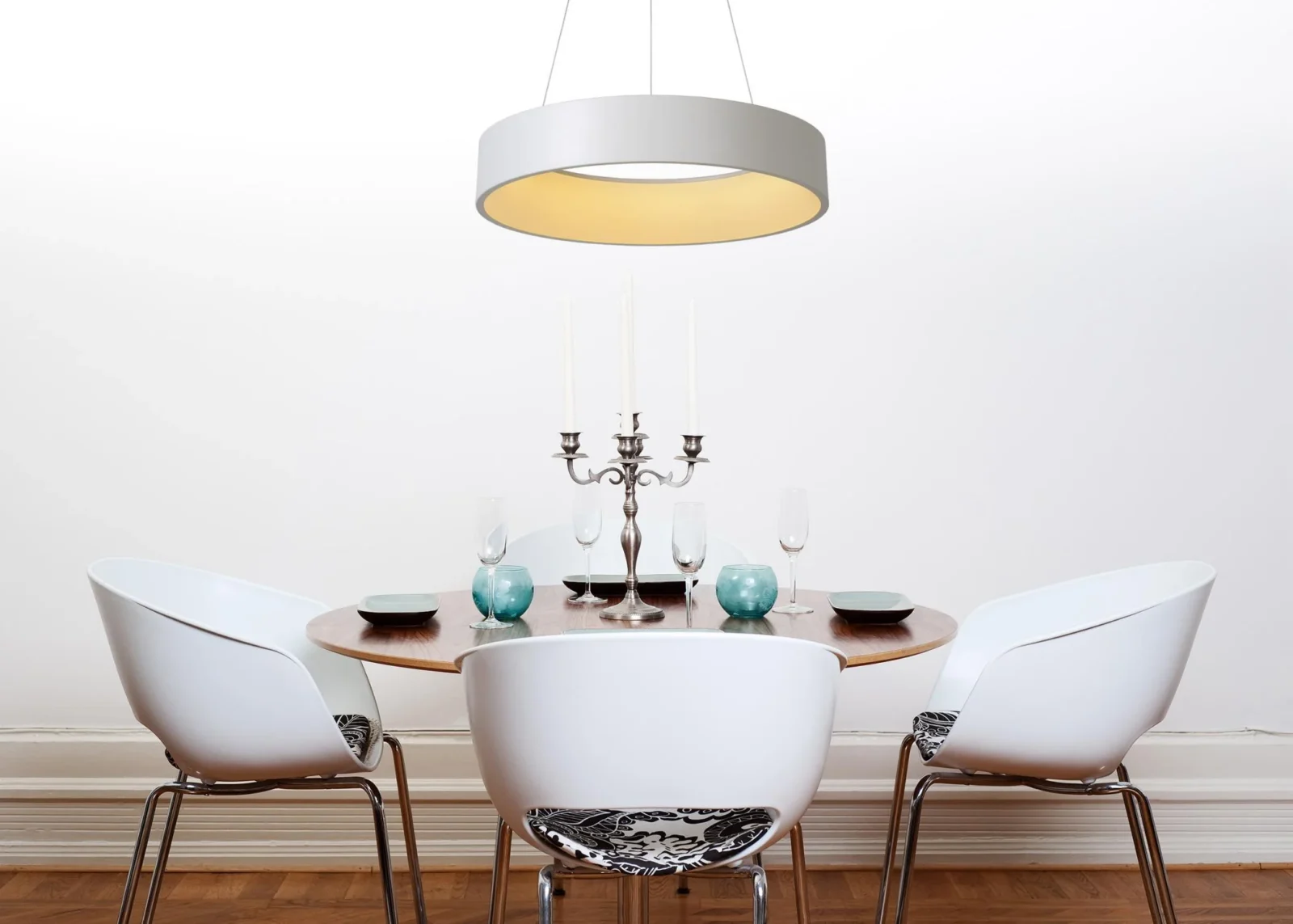 Lucide TALOWE LED - zu00e1vesnu00e9 svetlo - u00d8 60 cm - LED tlmenu00e9 - 1x39W 3000K - biela