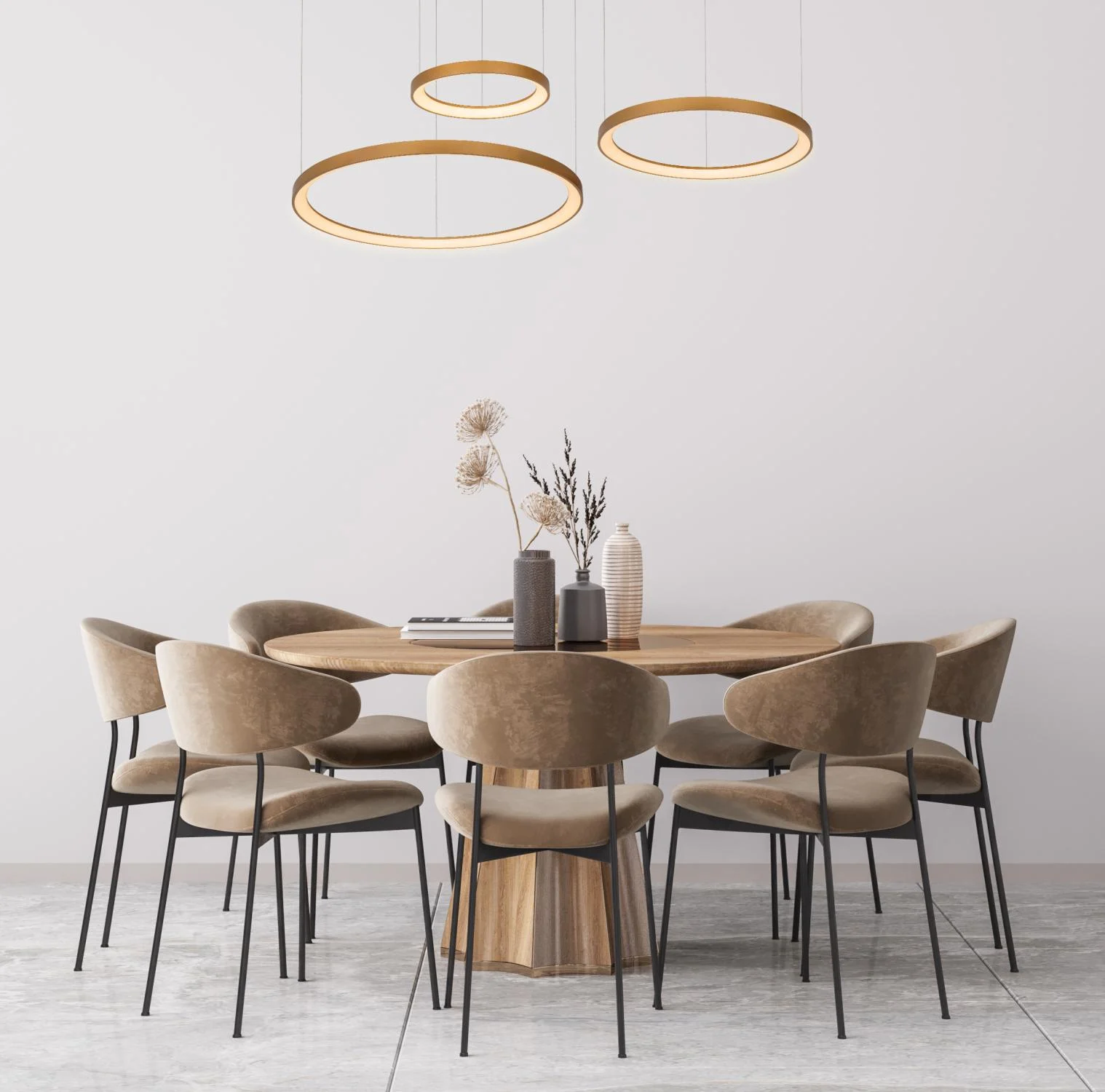 Lucide VIDAL - zu00e1vesnu00e9 svetlo - u00d8 78 cm - LED tlmenu00e9 - 1x120W 2700K - matnu00e9 zlato / mosadz | Pru00e9miovu00e9