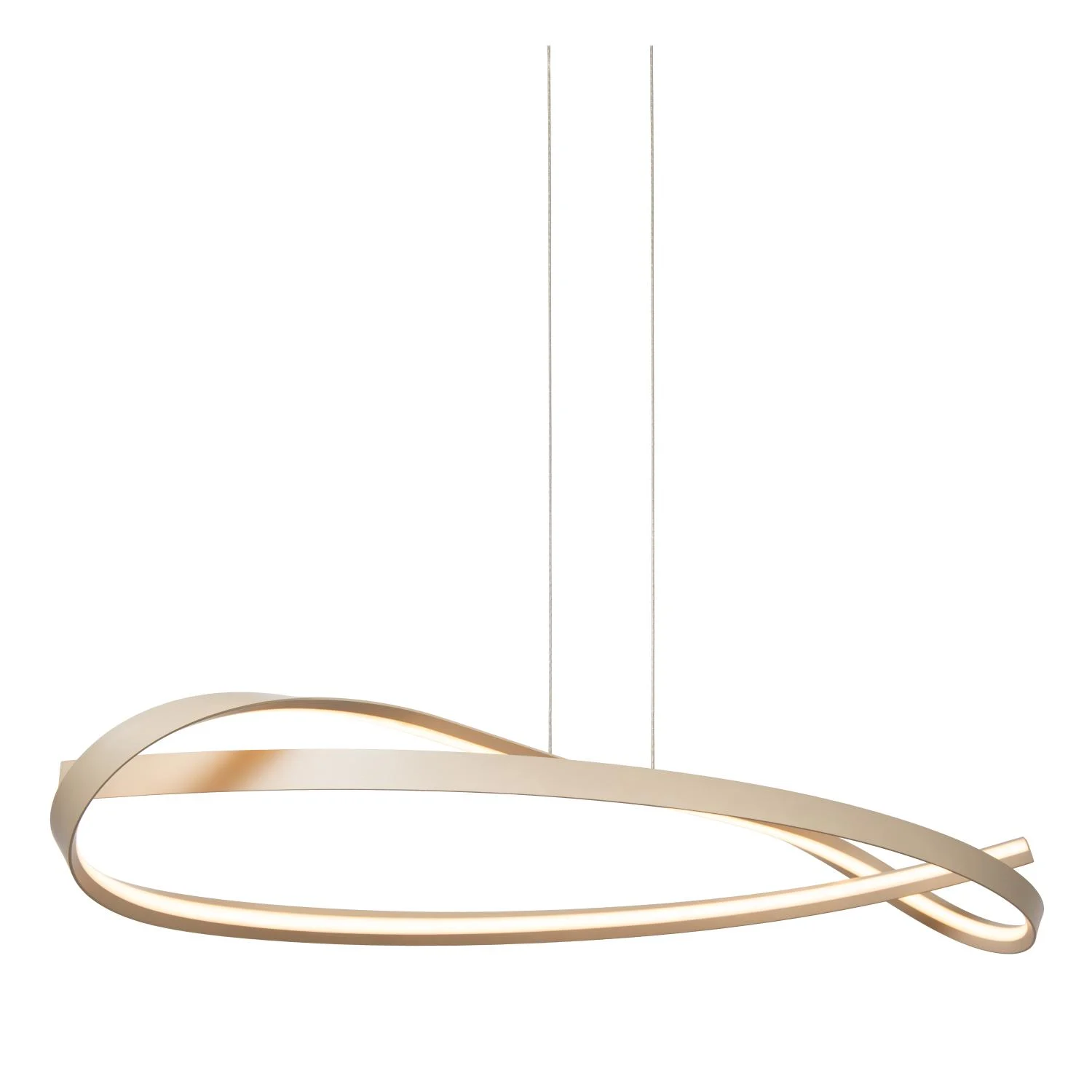 Lucide MENUET - Zu00e1vesnu00e9 svetlo - LED Dim. - CCT - 1x46W 2200K/3000K - Taupe - Premium