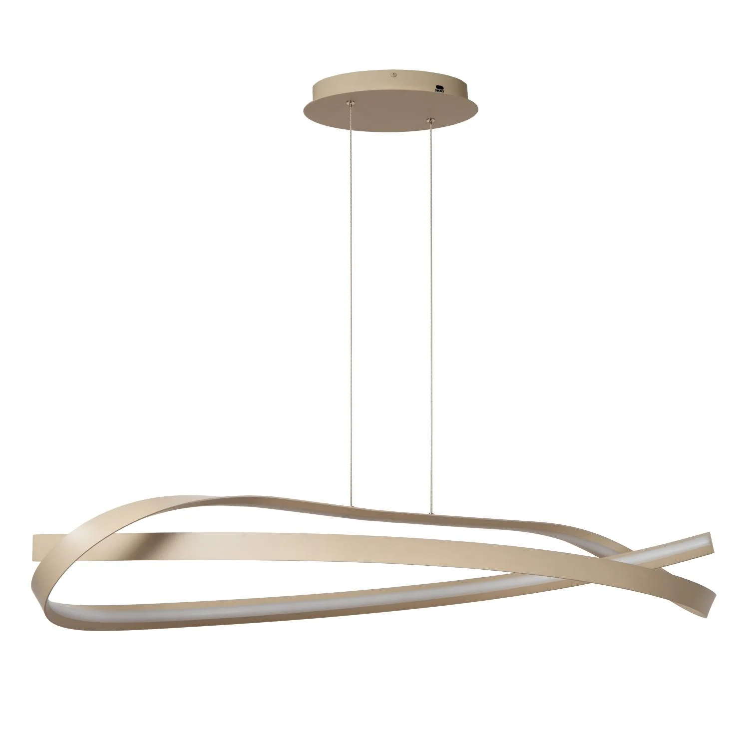 Lucide MENUET - Zu00e1vesnu00e9 svetlo - LED Dim. - CCT - 1x46W 2200K/3000K - Taupe - Premium