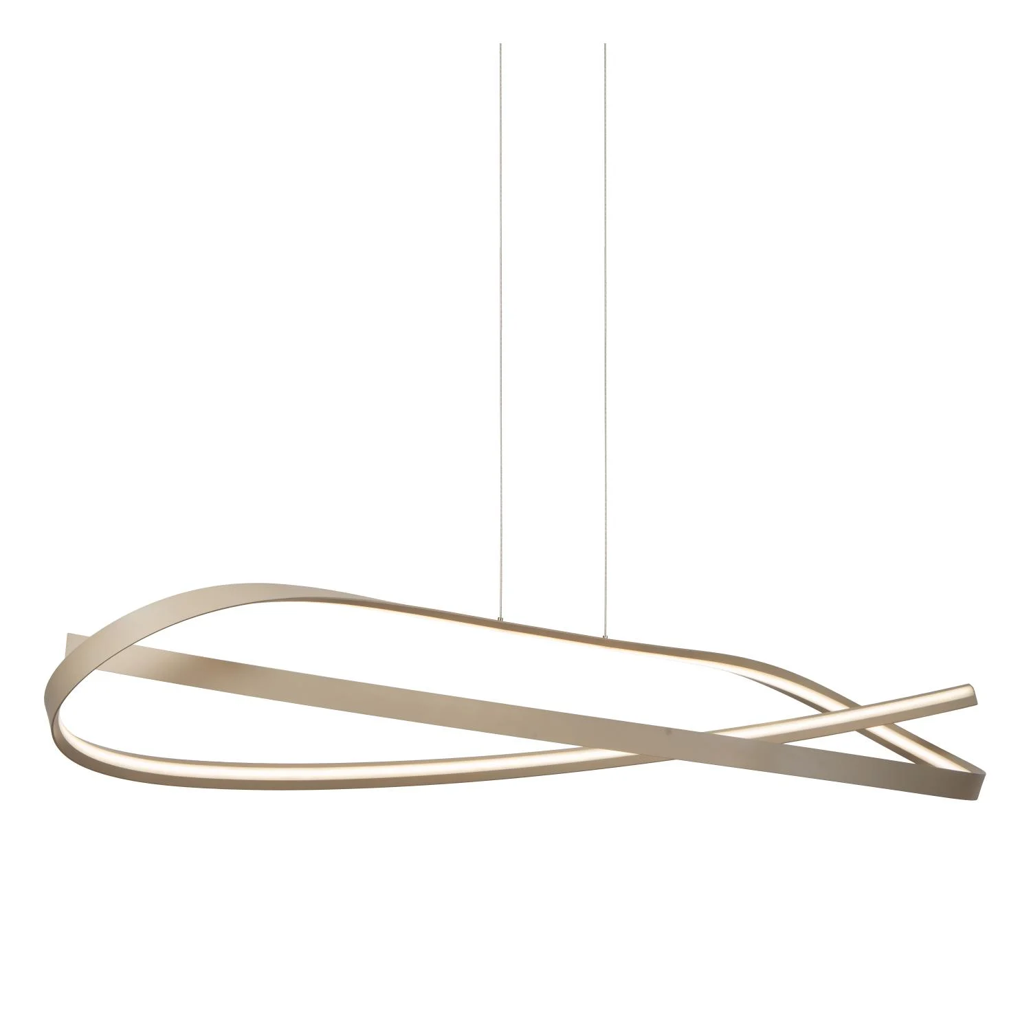 Lucide MENUET - Zu00e1vesnu00e9 svetlo - LED Dim. - CCT - 1x58W 2200K/3000K - Taupe - Premium