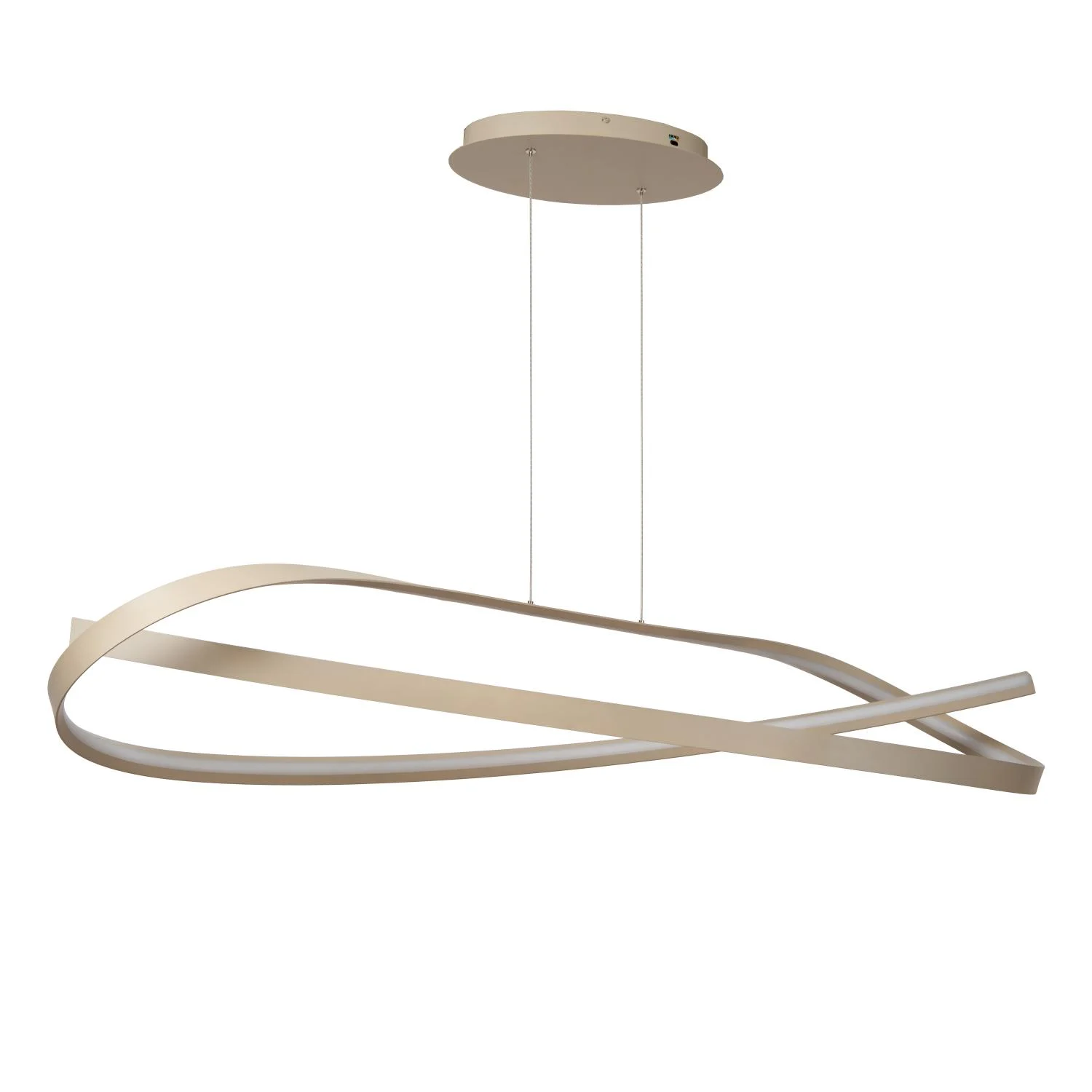 Lucide MENUET - Zu00e1vesnu00e9 svetlo - LED Dim. - CCT - 1x58W 2200K/3000K - Taupe - Premium
