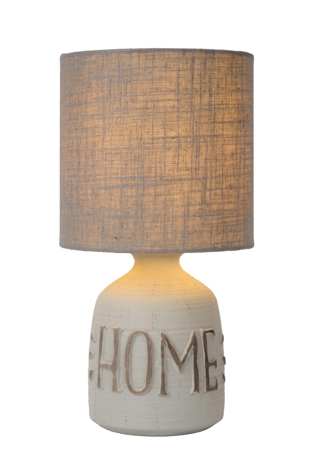 Lucide COSBY - Stolnu00e1 lampa - u00d8 16,5 cm - 1xE14 - sivu00e1