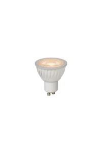 Lucide MR16 - LED u017eiarovka - u00d8 5 cm - LED tlmenu00e1. - GU10 - 1x5W 3000K - biela