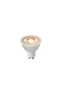 Lucide MR16 - LED u017eiarovka - u00d8 5 cm - LED Stmievanie po teplu00e9 - GU10 - 1x5W 2200K/3000K - biela