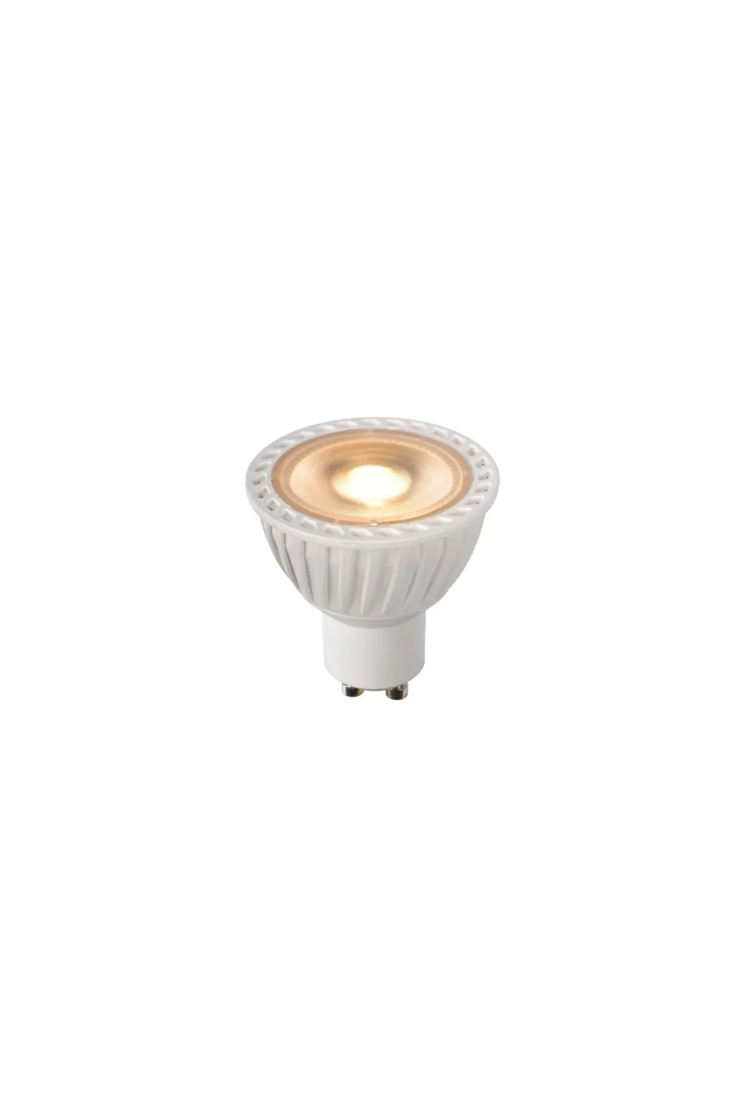 Lucide MR16 - LED u017eiarovka - u00d8 5 cm - LED Stmievanie po teplu00e9 - GU10 - 1x5W 2200K/3000K - biela