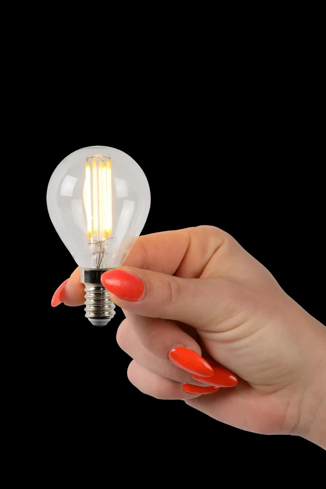 Lucide P45 - u017diarovka s vlu00e1knom - u00d8 4,5 cm - LED tlmenu00e1. - E14 - 1x4W 2700K - priehu013eadnu00e1