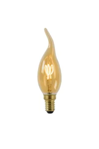 Lucide CT35 - u017diarovka s vlu00e1knom - u00d8 3,5 cm - LED stmenu00e1. - E14 - 1x3W 2200K - jantu00e1rovu00e1