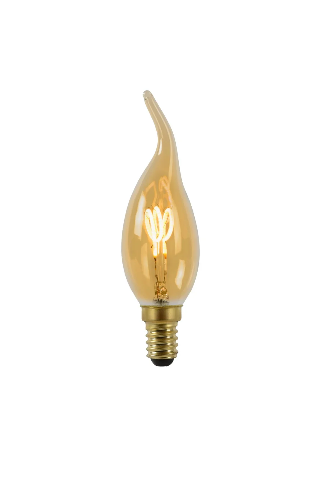 Lucide CT35 - u017diarovka s vlu00e1knom - u00d8 3,5 cm - LED stmenu00e1. - E14 - 1x3W 2200K - jantu00e1rovu00e1