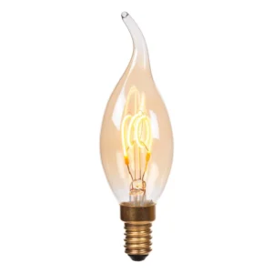 Lucide CT35 - u017diarovka s vlu00e1knom - u00d8 3,5 cm - E14 - 1x3W 2200K - jantu00e1rovu00e1