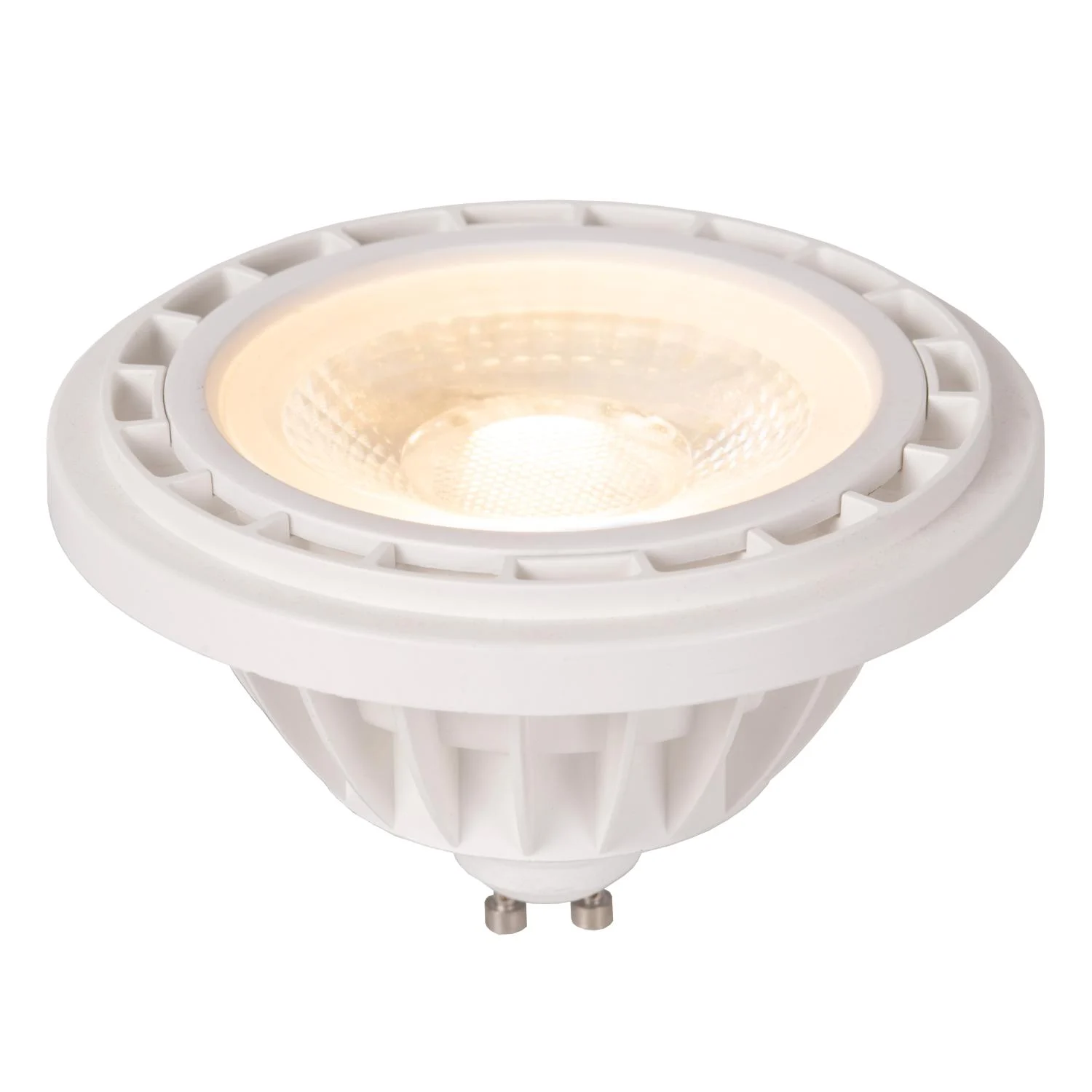 Lucide ES111 - LED u017eiarovka - u00d8 11 cm - LED Stmievanie na teplo - GU10 - 1x12W 2200K/3000K - biela
