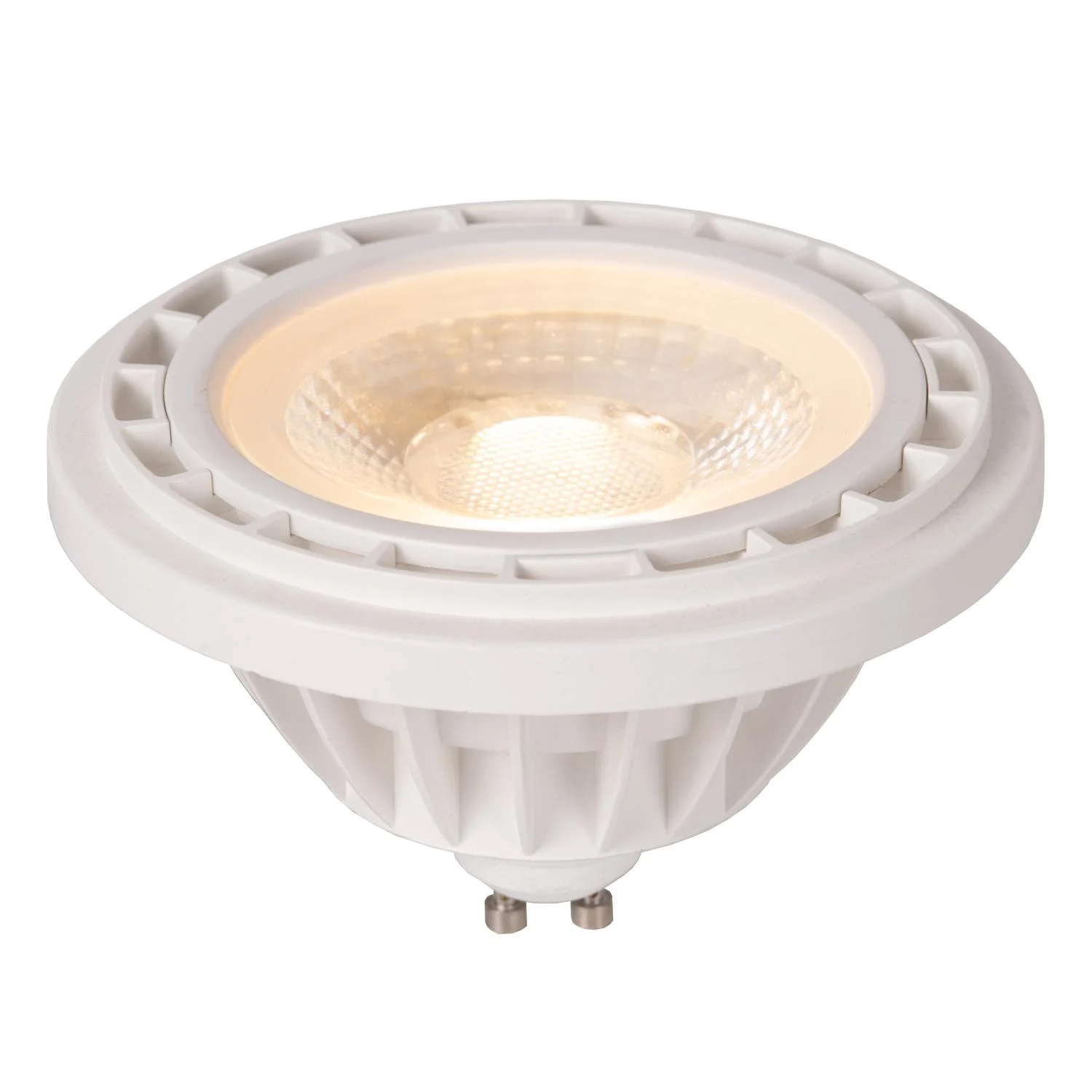 Lucide ES111 - LED u017eiarovka - u00d8 11 cm - LED Stmievanie na teplo - GU10 - 1x12W 2200K/3000K - biela