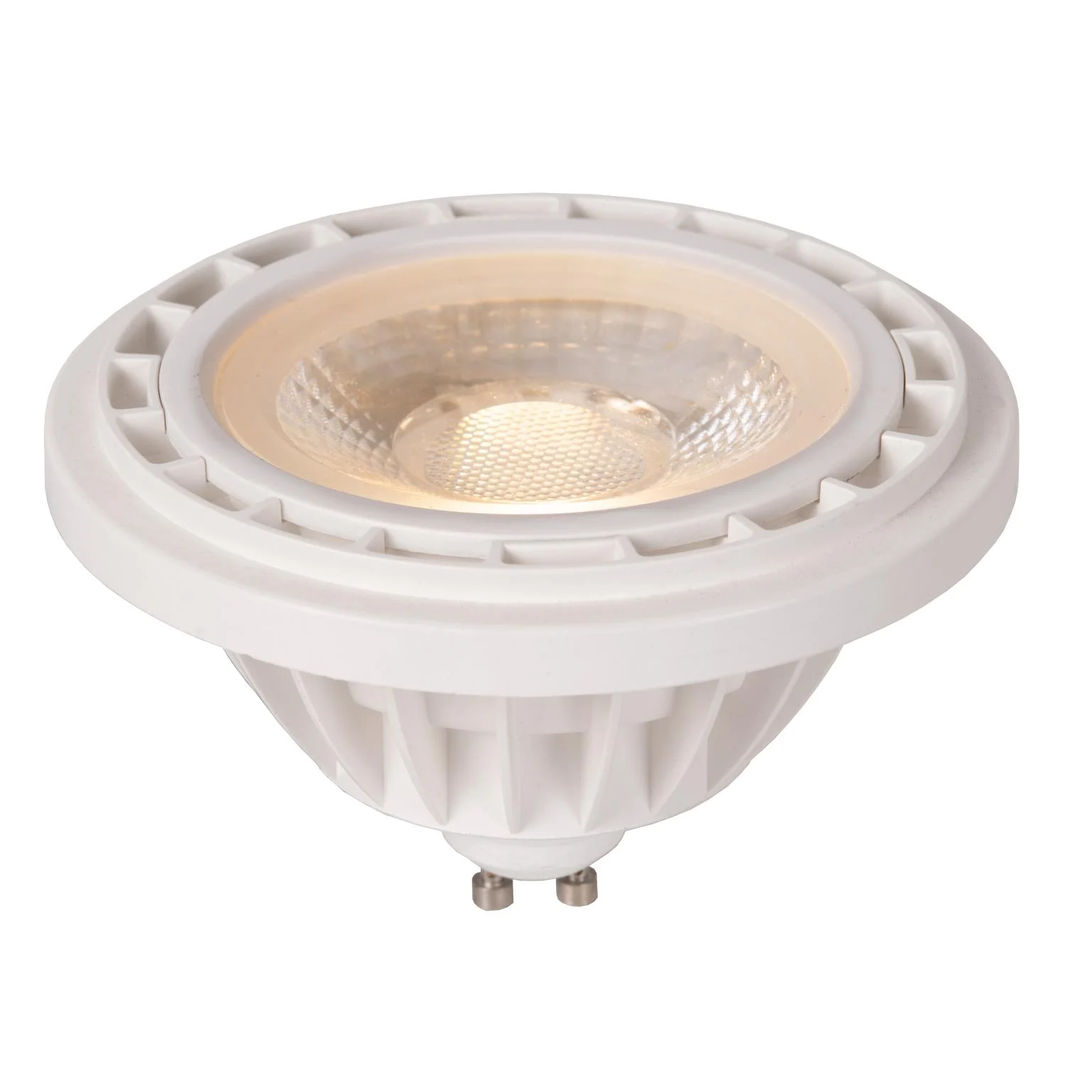 Lucide ES111 - LED u017eiarovka - u00d8 11 cm - LED Stmievanie na teplo - GU10 - 1x12W 2200K/3000K - biela