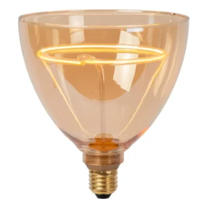 Lucide GO150 - u017diarovka s vlu00e1knom - u00d8 15 cm - LED Dim. - E27 - 1x4W 2200K - jantu00e1rovu00e1