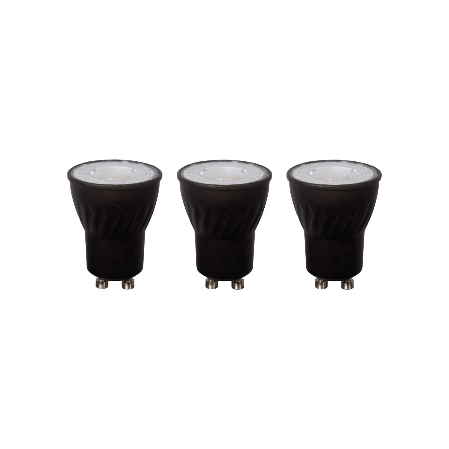 Lucide MR11 * 3 - LED u017eiarovka - u00d8 3,5 cm - LED tlmenu00e1. - GU10 (MR11) - 3x3,8W 2700K - u010dierna - sada 3 kusov