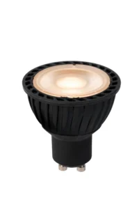 Lucide MR16 - LED u017eiarovka - u00d8 5 cm - LED - GU10 - 1x5W 2700K - Dennu00fd/Nou010dnu00fd senzor - u010dierny