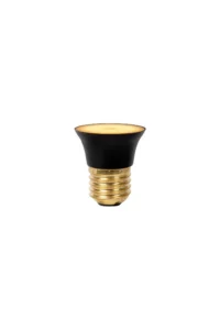 Lucide G45 - LED u017eiarovka - u00d8 4,3 cm - LED 3 StepDim - E27 - 1x5W 2700K - u010dierna
