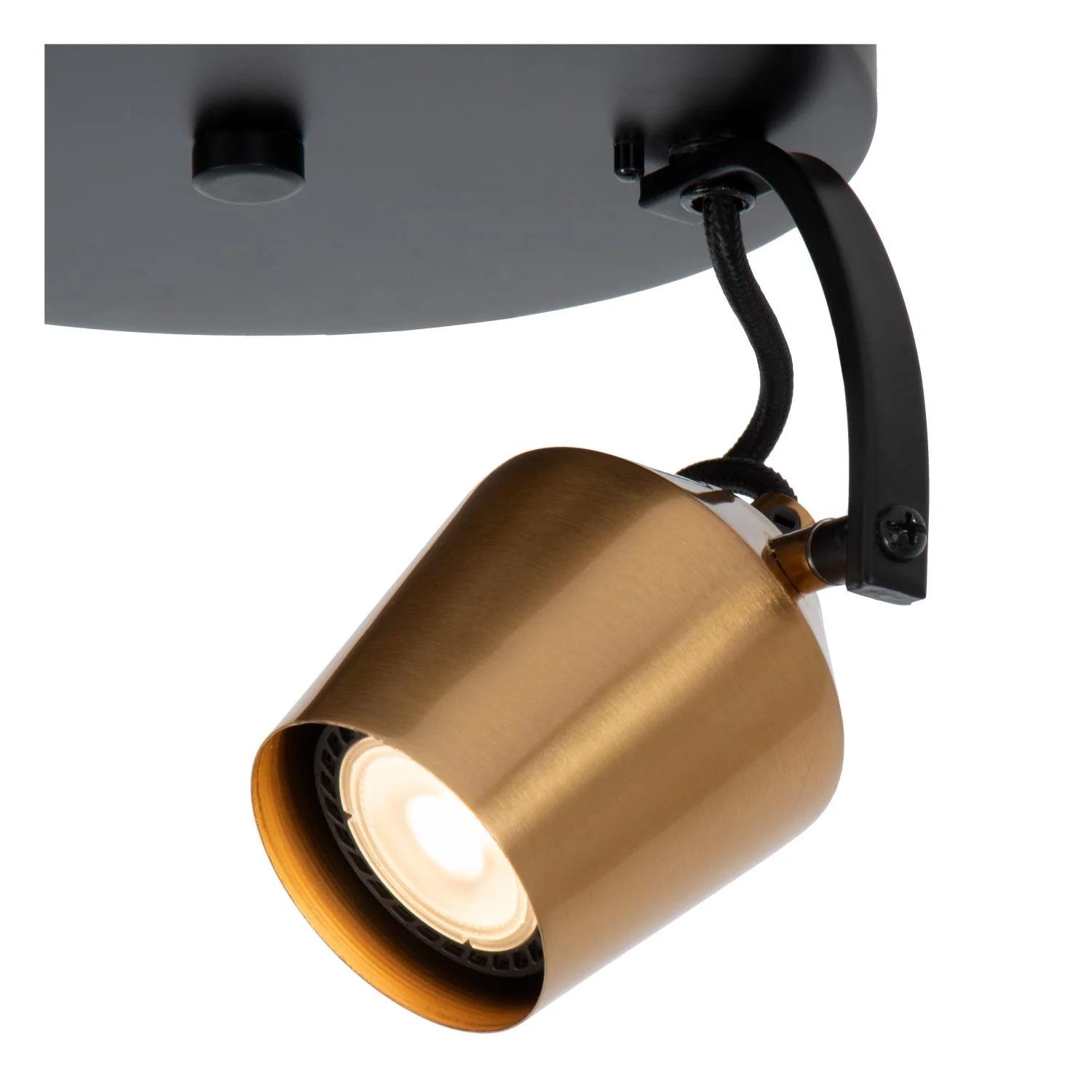 Lucide EMILE - Stropnu00e9 reflektory - u00d8 20 cm - 2xGU10 - Matt Gold / Brass