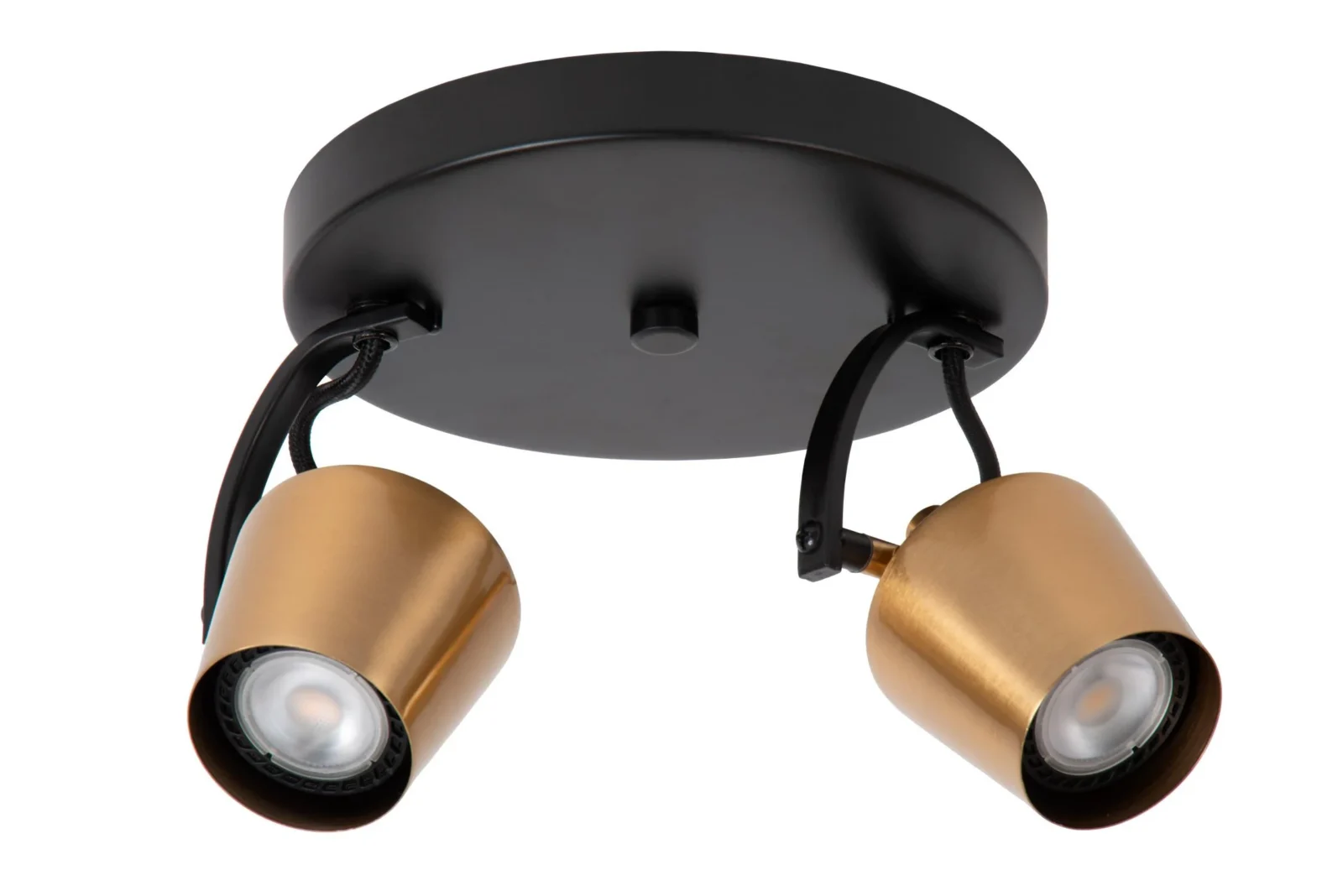 Lucide EMILE - Stropnu00e9 reflektory - u00d8 20 cm - 2xGU10 - Matt Gold / Brass