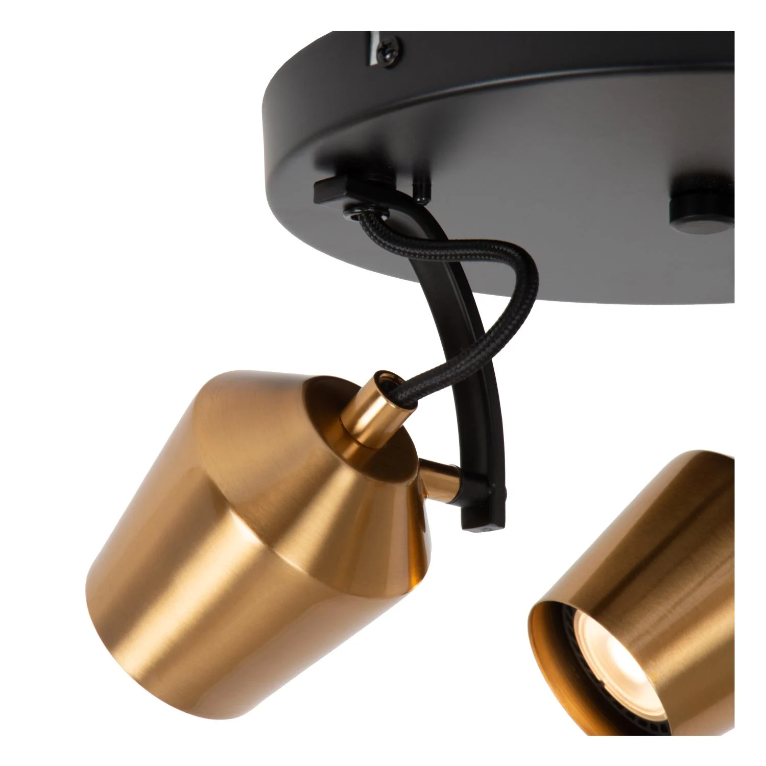 Lucide EMILE - Stropnu00e9 reflektory - u00d8 23 cm - 3xGU10 - Matt Gold / Brass