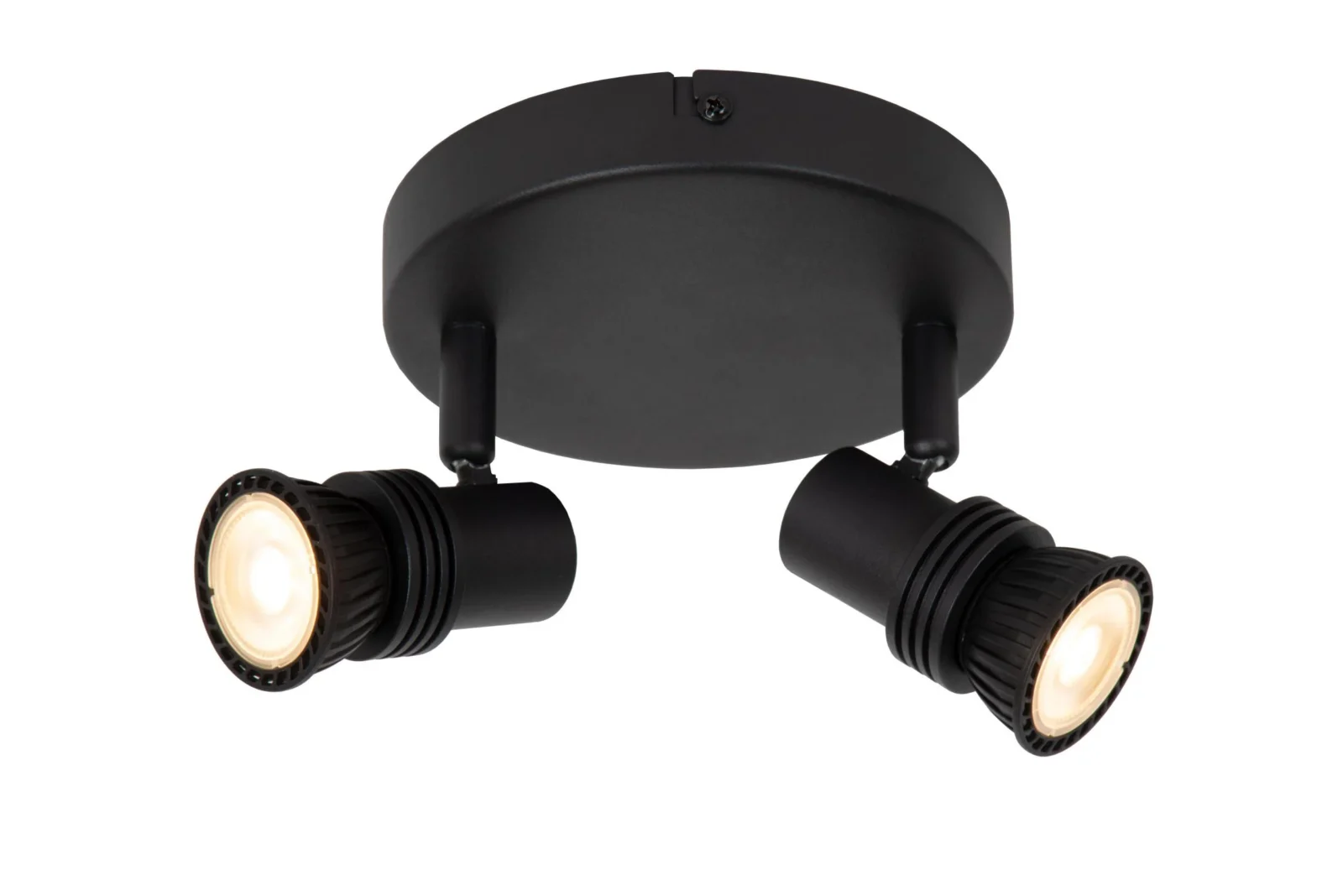 Lucide KIANTI - Stropnu00e9 reflektory - u00d8 15 cm - 2xGU10 - u010dierna