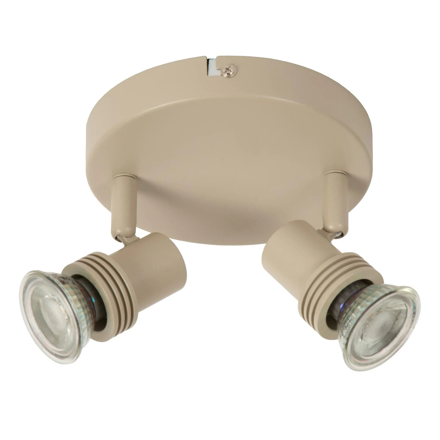 Lucide KIANTI - Stropnu00e9 reflektory - u00d8 15 cm - 2xGU10 - Taupe