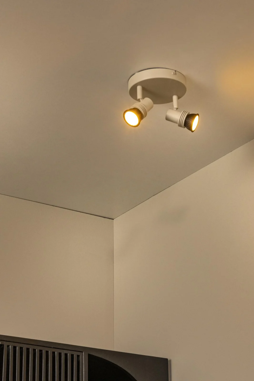 Lucide KIANTI - Stropnu00e9 reflektory - u00d8 15 cm - 2xGU10 - Taupe