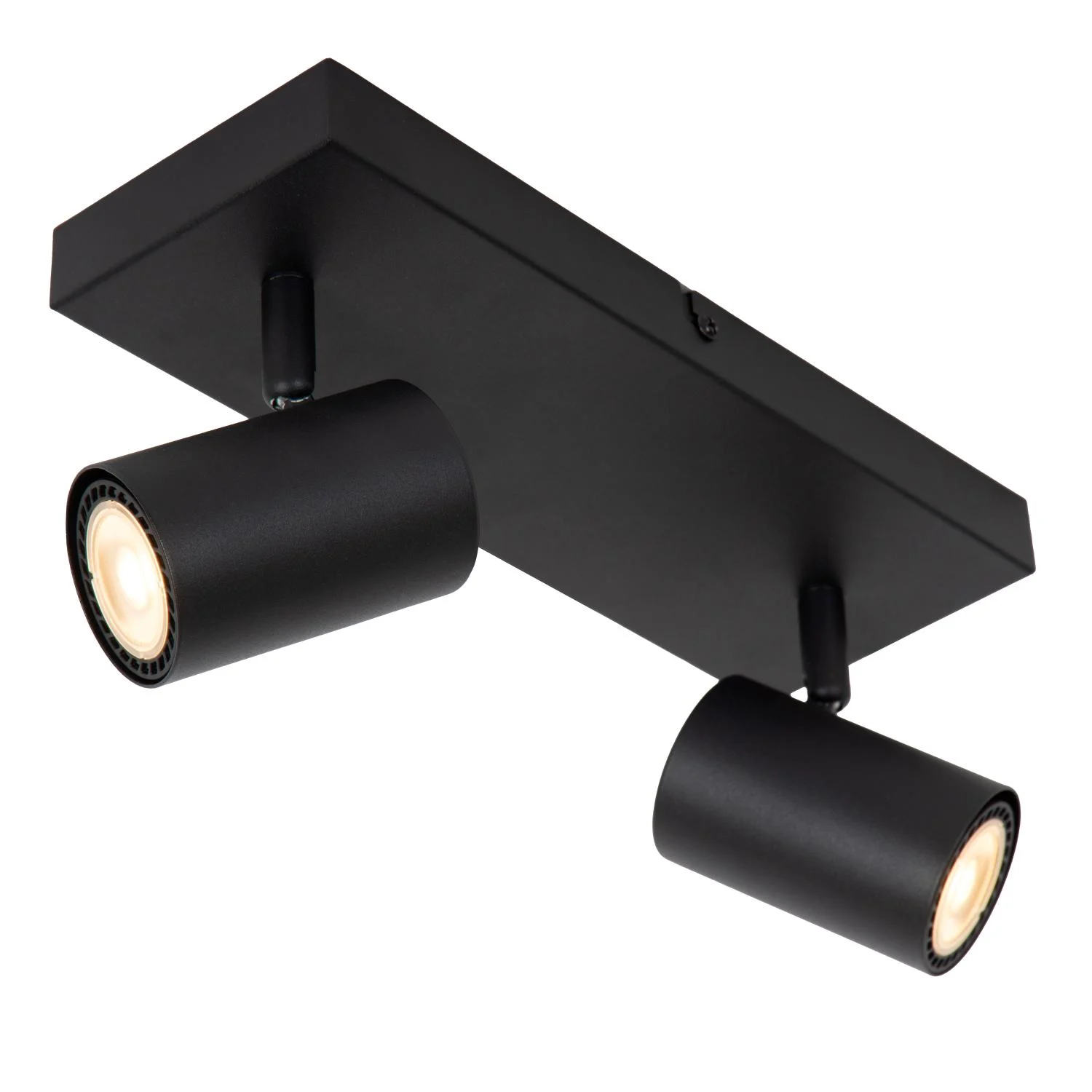Lucide AMIGO - Stropnu00e9 reflektory - 2xGU10 - u010cierne