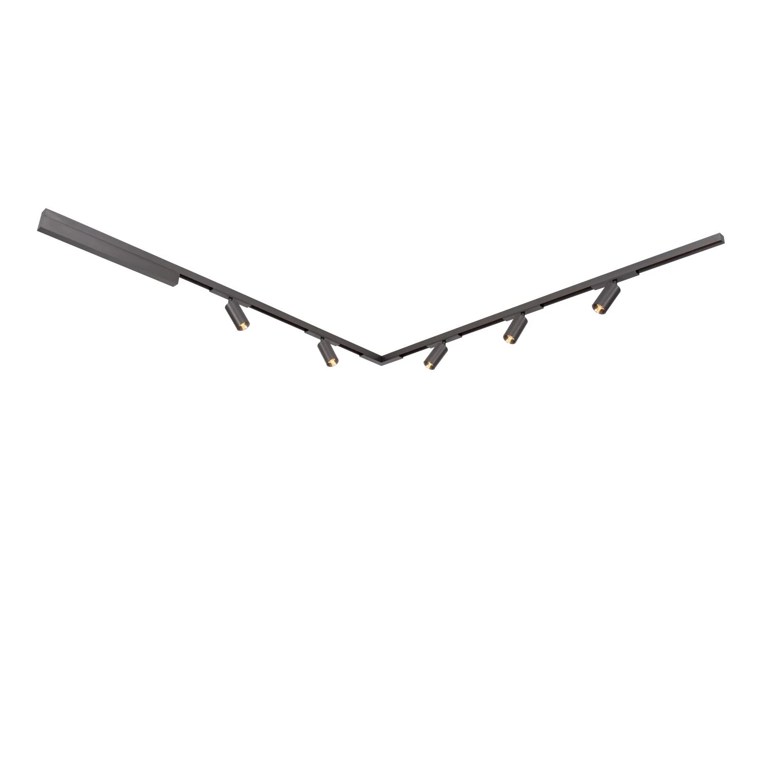 Lucide Premium LINIAL koncovu00fd kryt - 1-okruhovu00fd osvetu013eovacu00ed systu00e9m - Smart - 48V kou013eajnica - Sada 2 - Satin Gun Metal