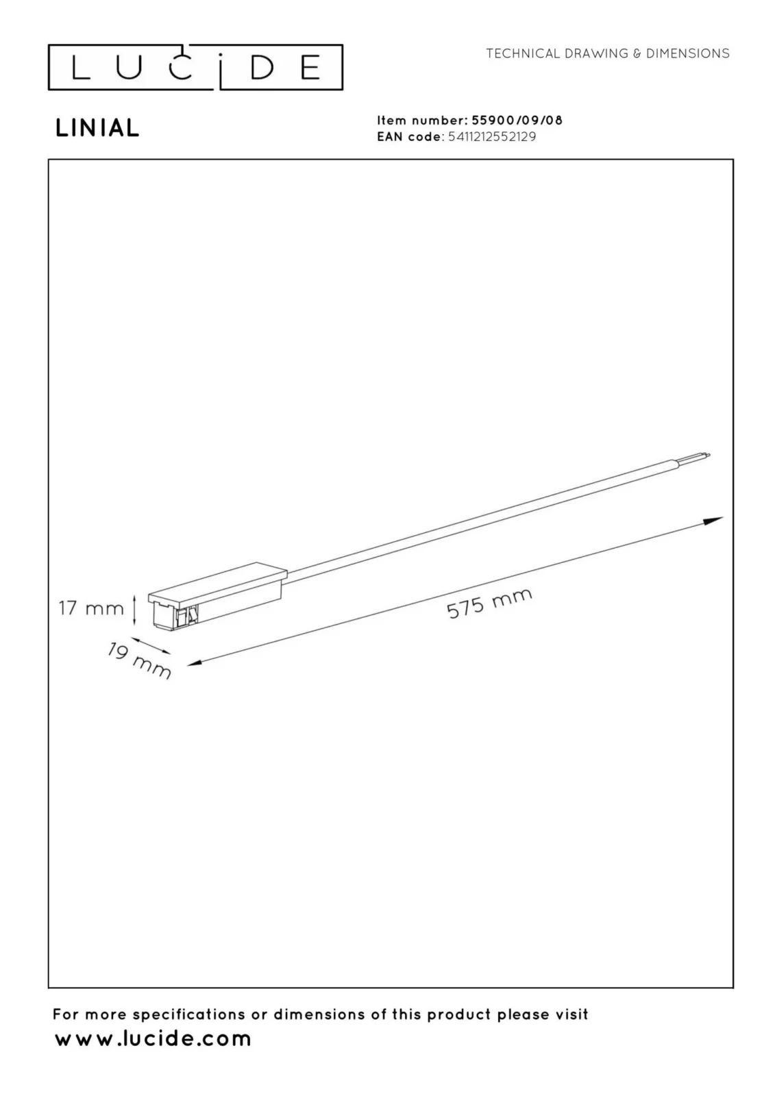 Lucide Premium LINIAL napu00e1jacu00ed zdroj - 1-okruhovu00fd osvetu013eovacu00ed systu00e9m - Smart - 48V Track - Satin gun metal
