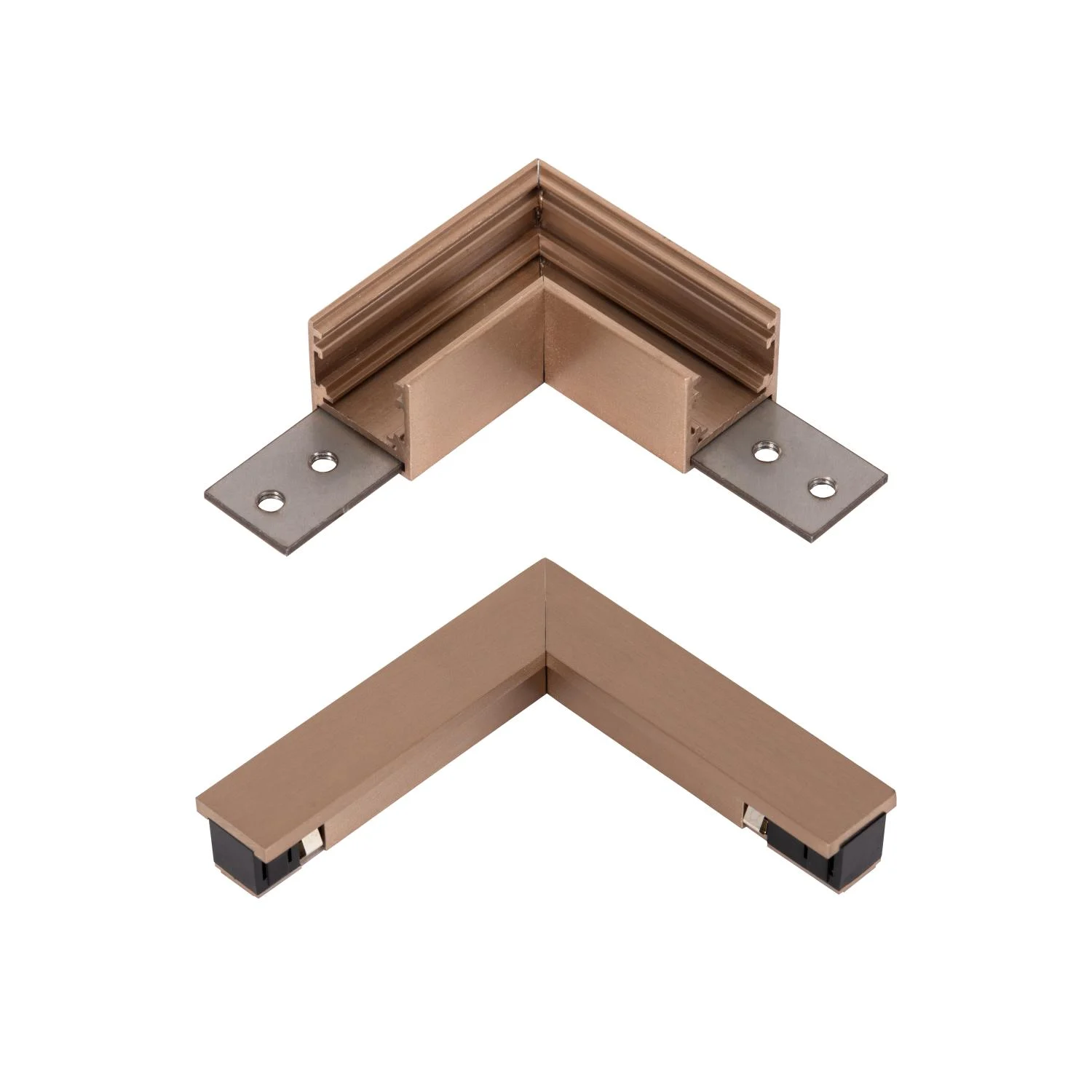 Lucide Premium LINIAL L - Konektor a roh, horizontu00e1lny - 1-okruhovu00fd osvetu013eovacu00ed systu00e9m - Smart - 48V kou013eajnica - Champagne