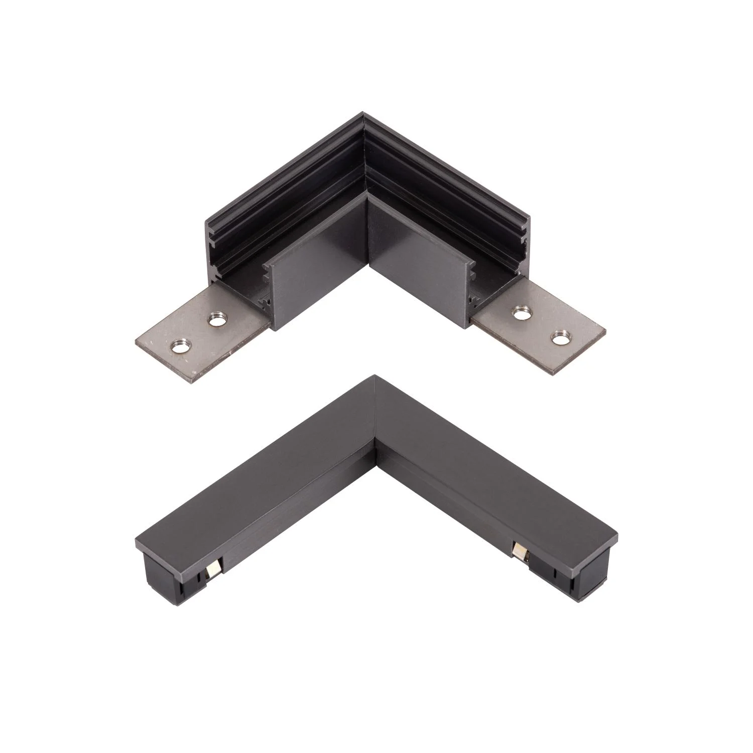 Lucide Premium LINIAL L - Konektor a rohovu00fd horizontu00e1lny - 1-okruhovu00fd osvetu013eovacu00ed systu00e9m - Smart - 48V kou013eajnica - Satin Gun Metal