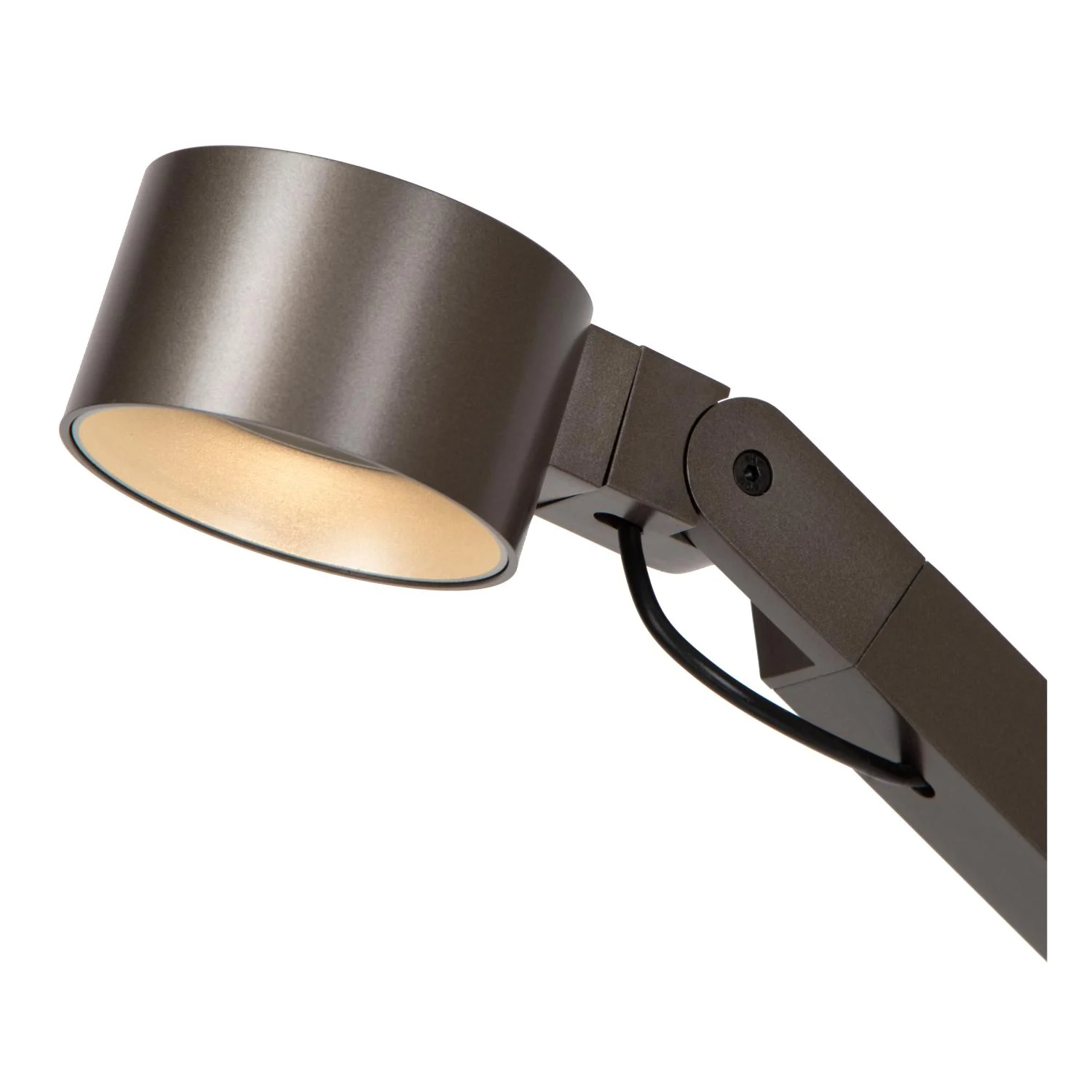 Lucide OGDEN - Stolnu00e1 lampa - LED 3 StepDim - 1x7W 3000K - Sivu00e9 u017eelezo | Pru00e9miovu00e9