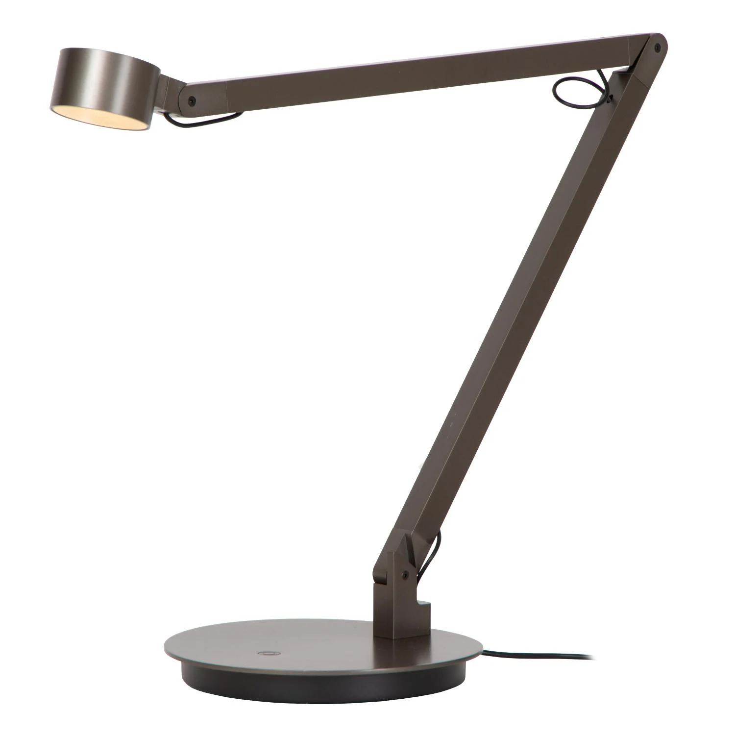 Lucide OGDEN - Stolnu00e1 lampa - LED 3 StepDim - 1x7W 3000K - Sivu00e9 u017eelezo | Pru00e9miovu00e9