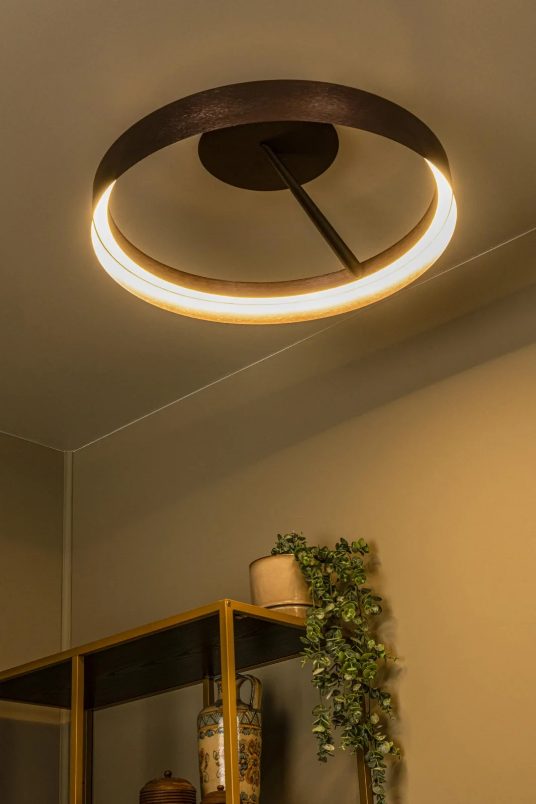 Lucide LEONARD - Zapustenu00e9 stropnu00e9 svetlo - u00d8 54,5 cm- LED 3 StepDim - CCT - 1x35W 2200K/3000K - Ku00e1va - Vibes