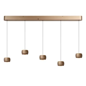 Lucide CORYFEE - Zu00e1vesnu00e9 svetlo - LED tlmenu00e9. - CCT - 5x6W 2200K/3000K - u0161ampau0148ovu00e1 farba - Vibes