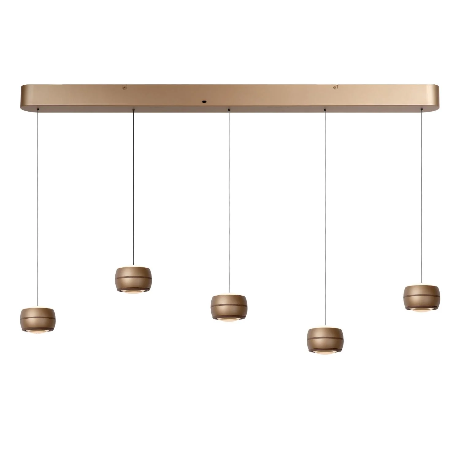 Lucide CORYFEE - Zu00e1vesnu00e9 svetlo - LED tlmenu00e9. - CCT - 5x6W 2200K/3000K - u0161ampau0148ovu00e1 farba - Vibes